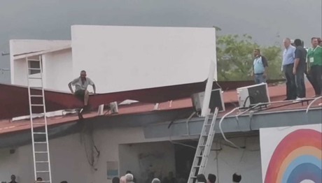 Un hombre intentó lanzarse desde el techo del Hospital Infantil