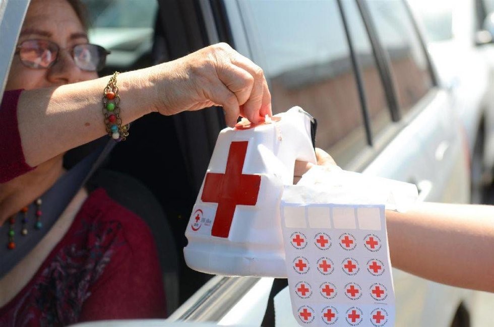 Colecta anual De la Cruz Roja en Yucatán. Foto: Cortesía