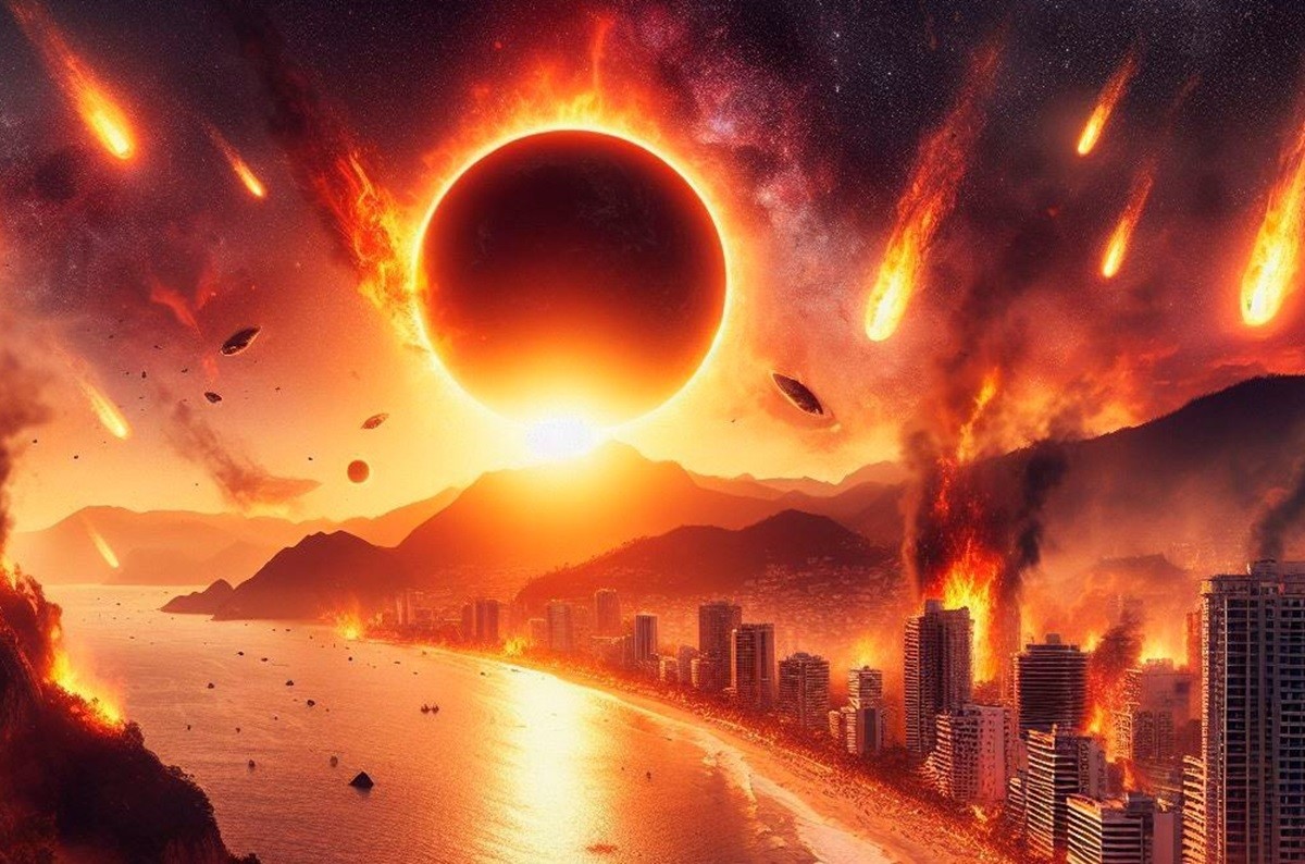 Los cibernautas se han dado a la tarea de publicar los mejores memes sobre el Eclipse Solar 2024 donde no corres riesgos por verlos . Foto: Twitter @ElChanguito_YT