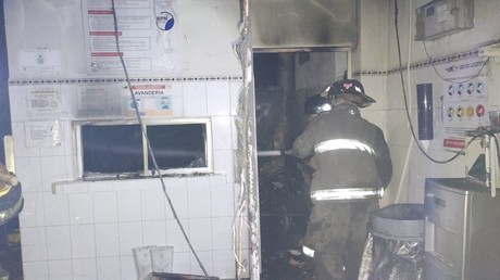 Se registra incendio en la carnicería San Juan de Guadalupe