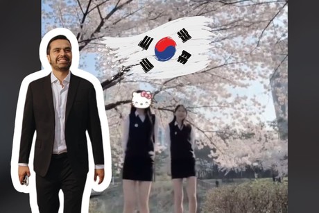 ¿Máynez en Corea?, él no, pero sí su canción: 'Presidente Máynez'