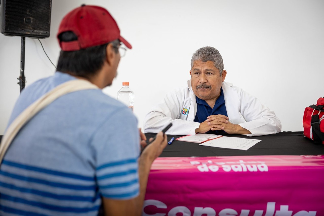 La finalidad de estas ferias es acercar los servicios de salud a las familias que lo requieran. Foto: Municipio de Guadalupe