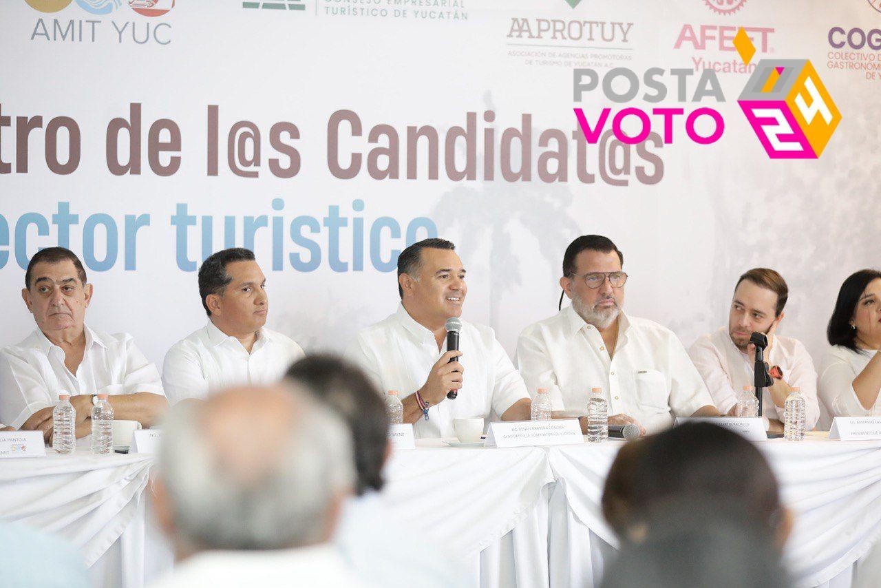 Renán Barrera propone Consejo de Promoción Turística de Yucatán. Foto: Cortesía