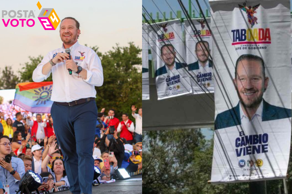 Santiago Taboada reciclará propaganda electoral en CDMX. @STaboadaMx