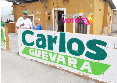 Carlos Guevara Garza se compromete a garantizar suministro de agua potable