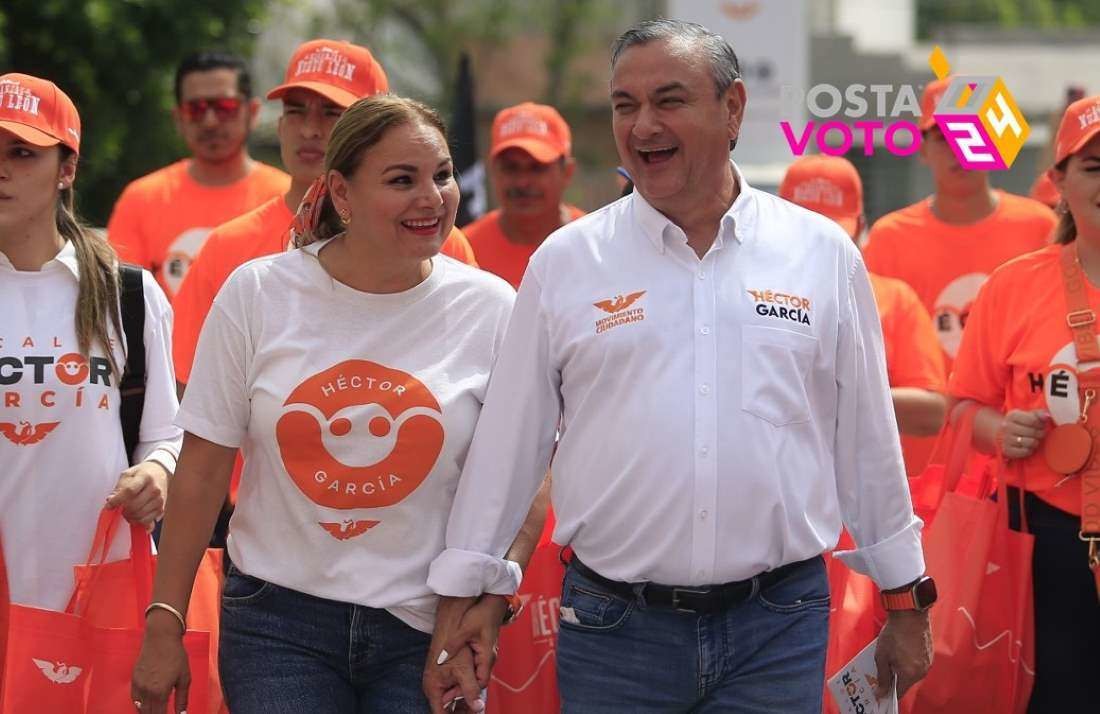 Héctor García, candidato de Movimiento Ciudadano a la alcaldía de Guadalupe. Foto. Armando Galicia.