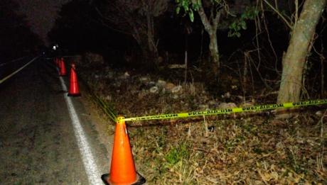 Encuentran muerto a un abuelito a la orilla de la carretera Kikil-Panabá