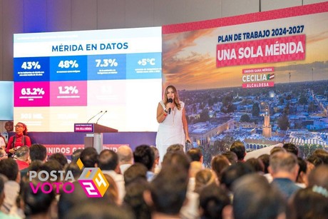 Cecilia Patrón presenta su plan de gobierno para Mérida “Una sola Mérida”