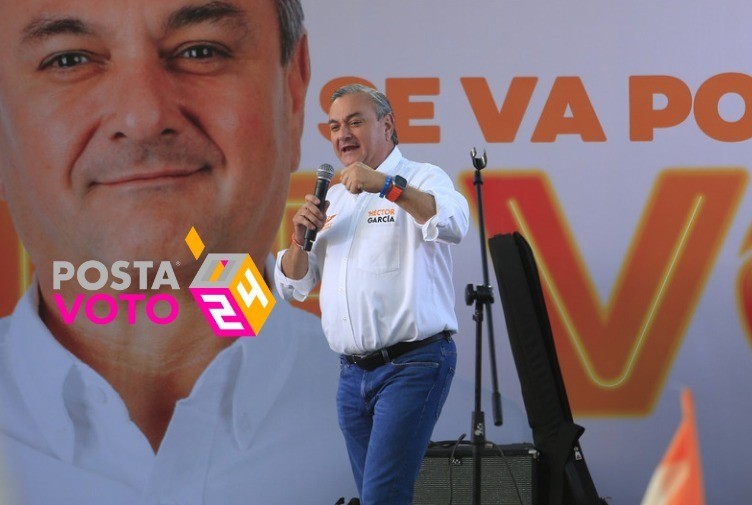 El candidato de Movimiento Ciudadano, Héctor García, manifestó que siguen con los recorridos de campaña en varios sectores. Foto: Especial.