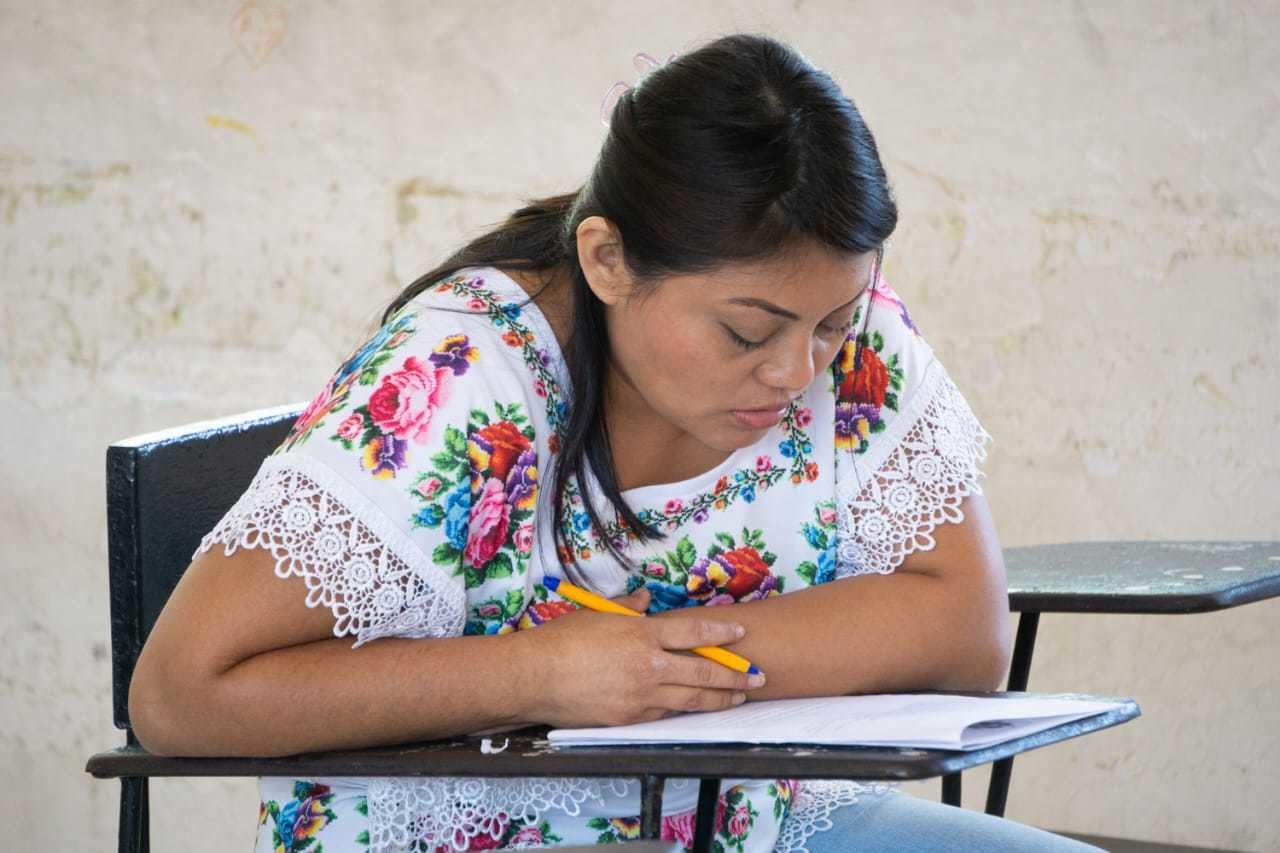 Evaluación Lingüística del Maya Yucateco, para docentes. Foto: Alejandra Vargas