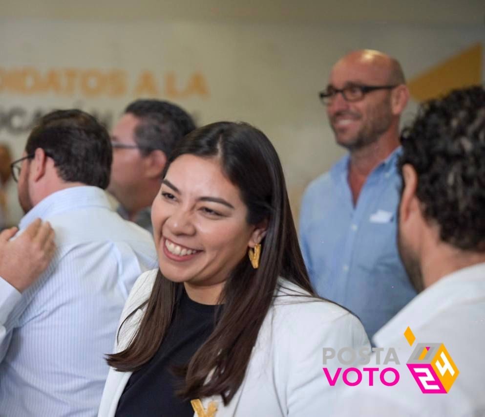 Vida Gómez, candidata por la gubernatura de Yucatán por el Movimiento Ciudadano. Foto: Cortesía
