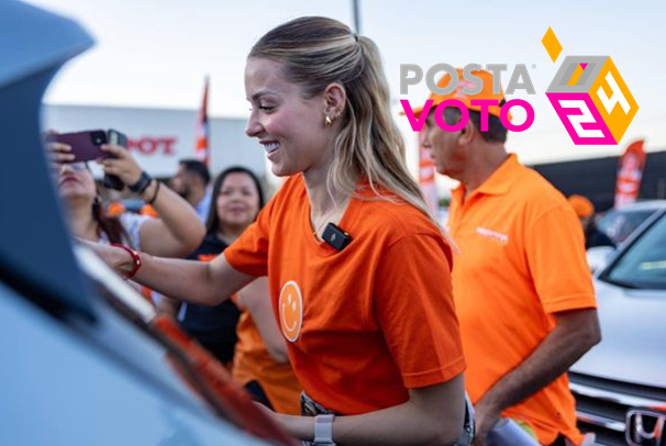 Mariana Rodríguez lidera encuesta de Massive Caller en Monterrey. Foto. Facebook