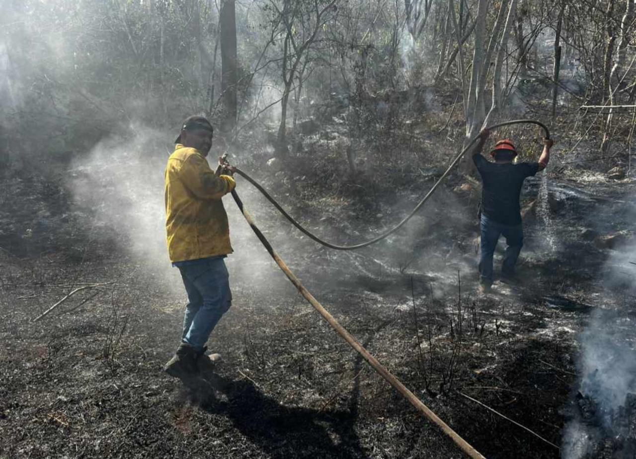 Las autoridades de Progreso informaron que siguen atendiendo reportes de incendios y llaman a la población a evitar quemar basura.- Foto de Héctor Guarepo