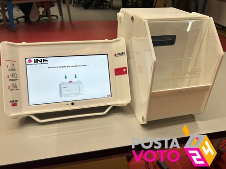 Presenta INE urnas electrónicas para las próximas elecciones en Nuevo León