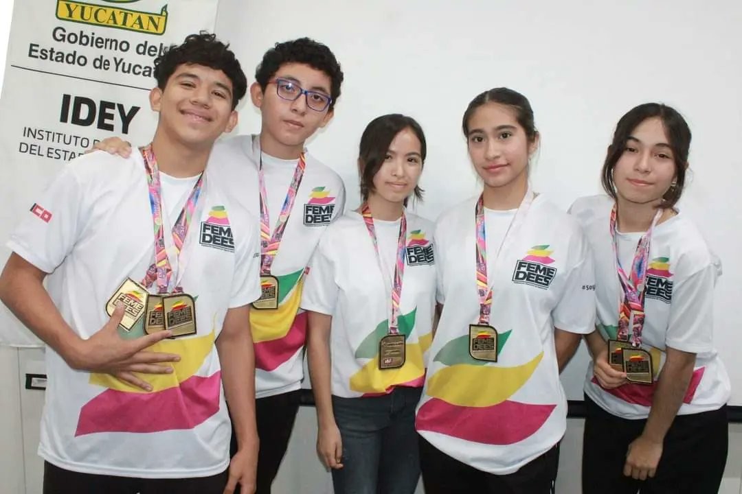 Los jóvenes lograron la clasificación en un selectivo en Puebla Fotos: IDEY