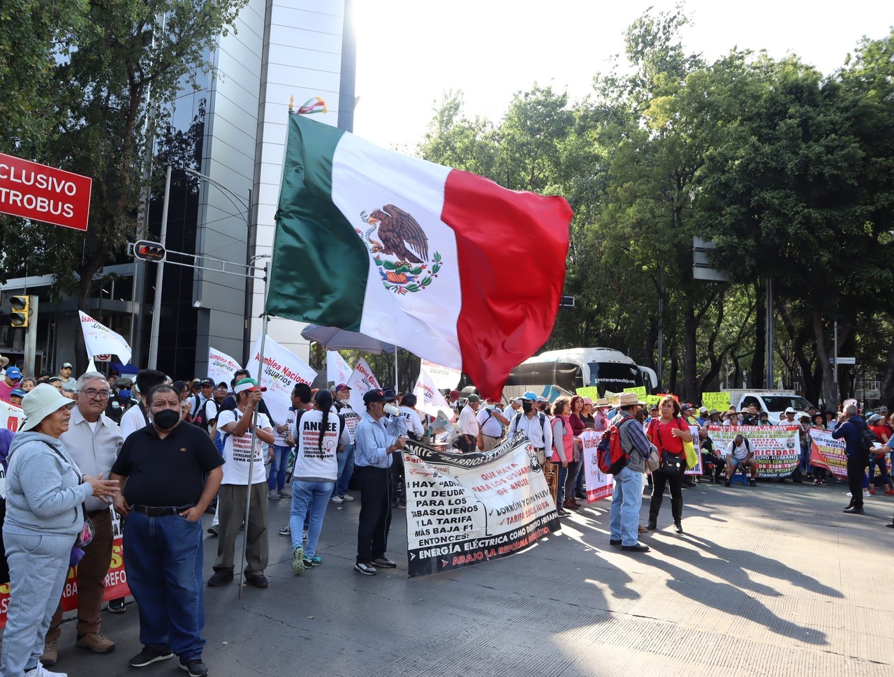 ¡Que no se te haga tarde! Estas son las dos marchas programadas hoy. Foto: @ANUEE_MX