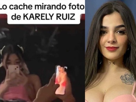 ¿Cuenta como infidelidad? Sorprende mujer a su novio viendo fotos de Karely Ruiz
