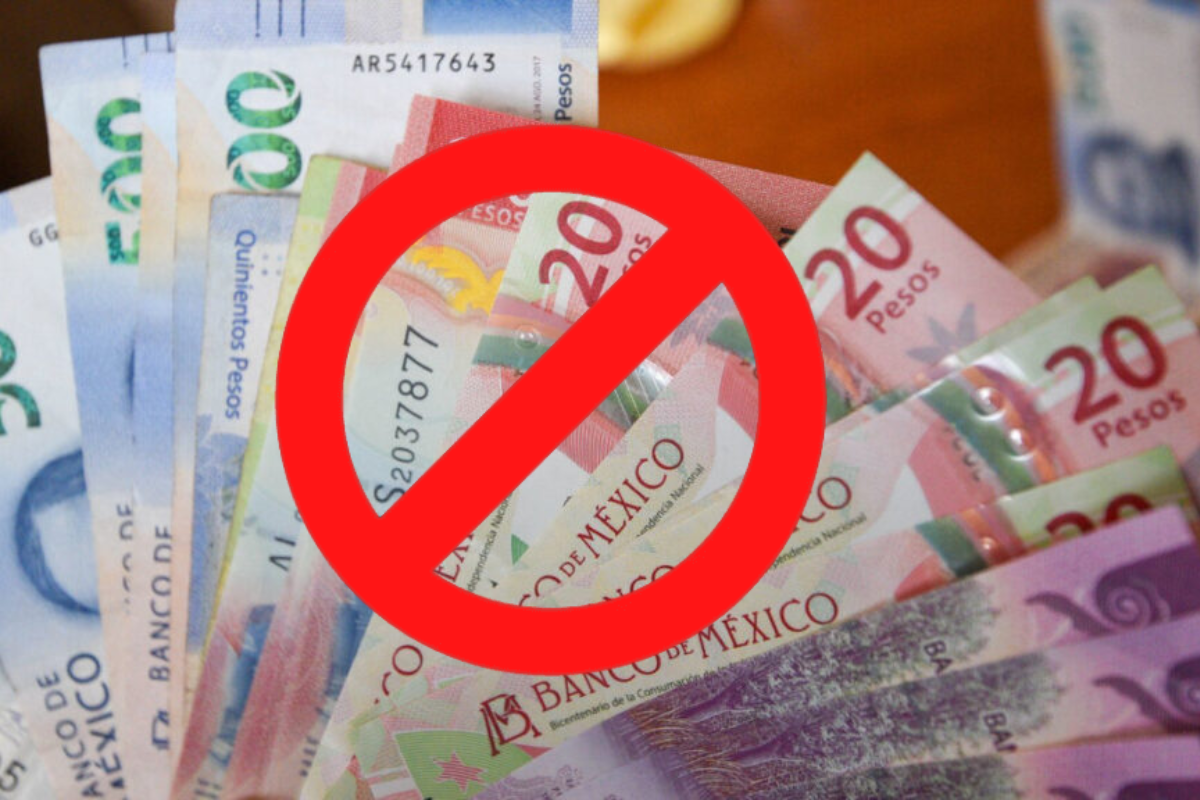 Dinero mexicano_símbolo prohibido.    Foto: Especial