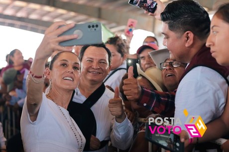 Claudia Sheinbaum y Huacho Díaz Mena de gira por Yucatán