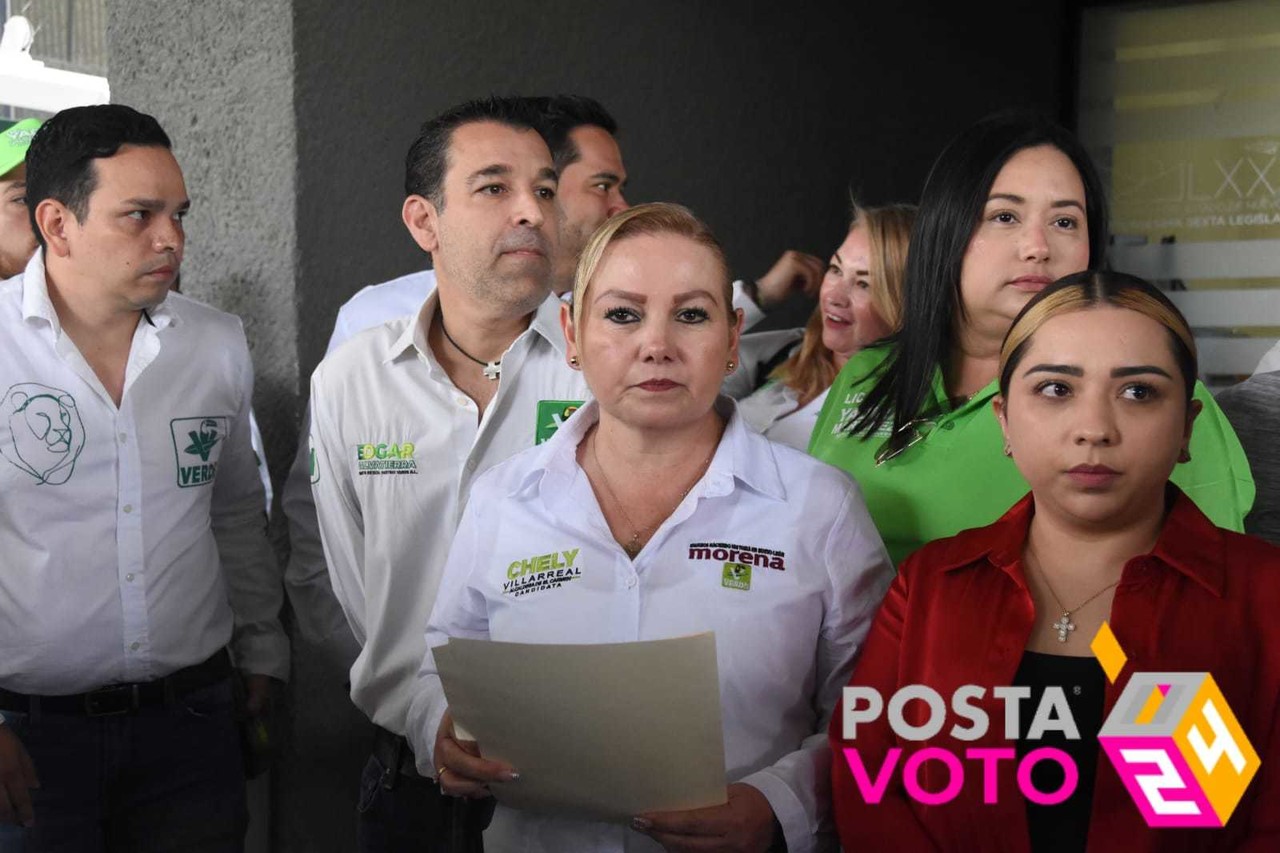 Candidata del partido Verde y MORENA, a la alcaldía de El Carmen, Graciela Villarreal. Foto: Armando Galicia.
