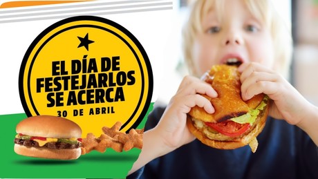 Carl’s Jr regalará hamburguesas y nuggets por el Día del Niño