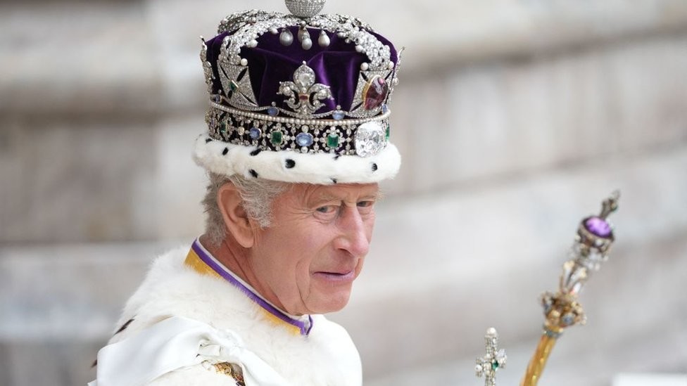 El rey Carlos III de Reino Unido en el Palacio de Buckingham. Foto: Getty