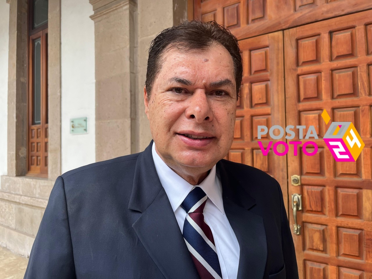 Roberto Herrera, presidente del IEPC informó que se organizarán debates entre los candidatas y candidatos a diputados locales. Foto: Isaura Retana.