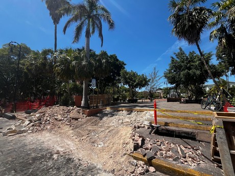 Arrancan trabajos de remodelación en la Plaza Grande de Mérida