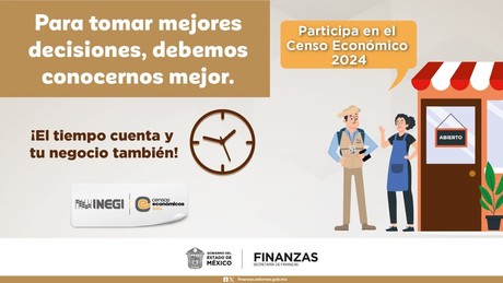 Encuesta económica: Censo 2024 del INEGI en el Estado de México