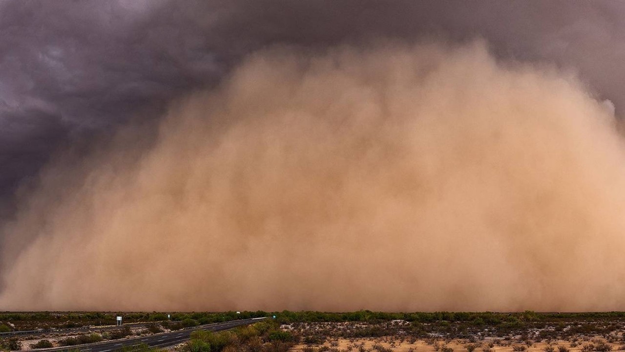 La presencia del polvo de Sahara en la región se puede notar por los atardeceres rojizos Foto: Ilustrativa