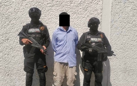 Fuerza Civil captura a menor y adulto armados en Valle de la Silla de Guadalupe