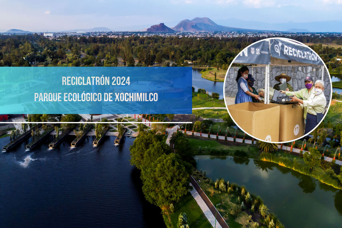 Parque Ecológico de Xochimilco - Reciclatrón 2024.    Foto: Especial