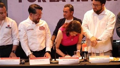 Mariela Gutiérrez firma Pacto Metropolitano para la transformación en Naucalpan