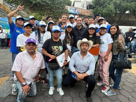 Mauricio Vila realizó un recorrido junto con la candidata Lía Limón en la CDMX