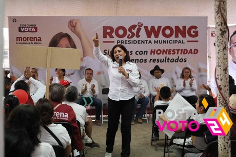 Rosi Wong ofreció mantener los programas sociales en Tecámac (VIDEO)