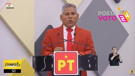 >Candidato del PT aprovecha debate para cantar a las mamás (VIDEO)
