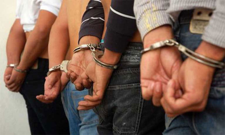 Los detenidos tenían entre 18 y 20 años de edad. Imagen: Gob. Tlalnepantla.