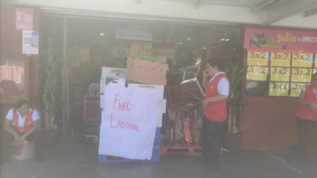Trabajadores de Soriana en huelga por pago justo de utilidades
