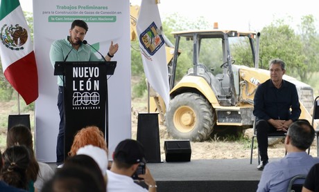 >Nuevo León arranca trabajos en entronque de carreteras Interserrana-Nacional