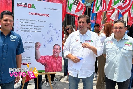 Asegura José Luis Garza Ochoa que mejorará la infraestructura de Guadalupe