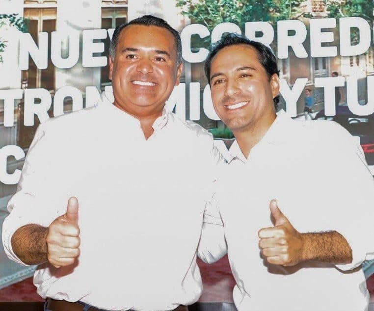 Mauricio Vila Dosal y Renán Barrera. Foto: Redes sociales