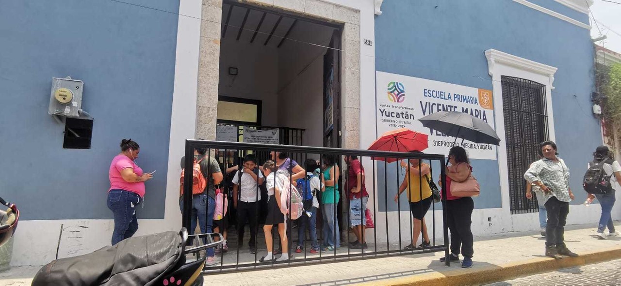 Escuela primaria 'Vicente María Velazquez'. Foto: Alejandra Avalos