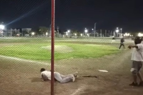 Captan balacera durante partido de softbol en Guadalupe (VIDEO)