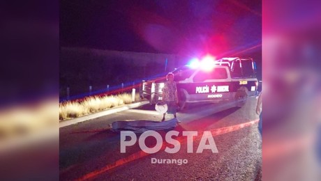 Muere indigente al ser atropellado en la carretera Durango - Parral
