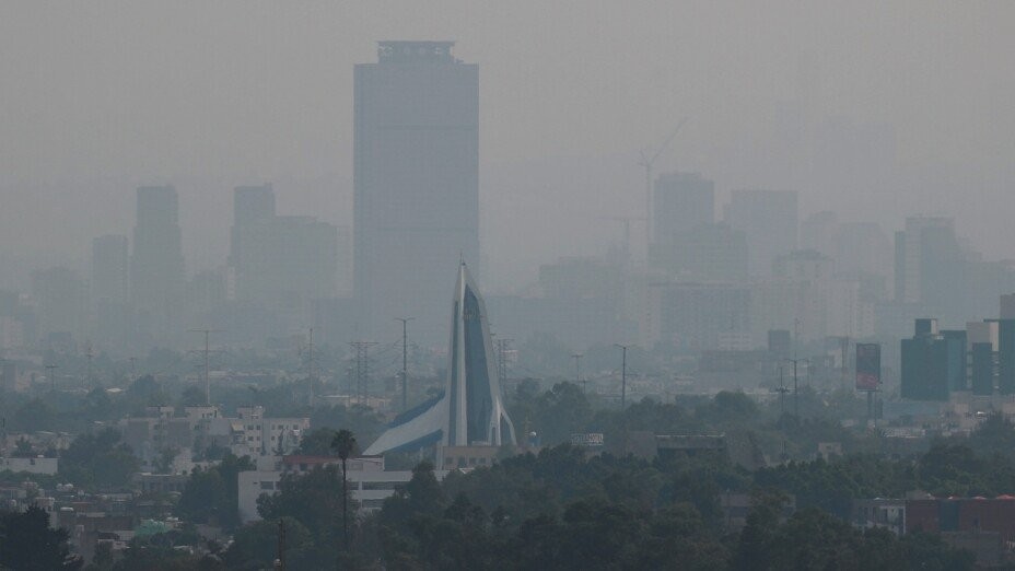 La contingencia ambiental persiste en la Ciudad de México. Foto:@alvarez_armando