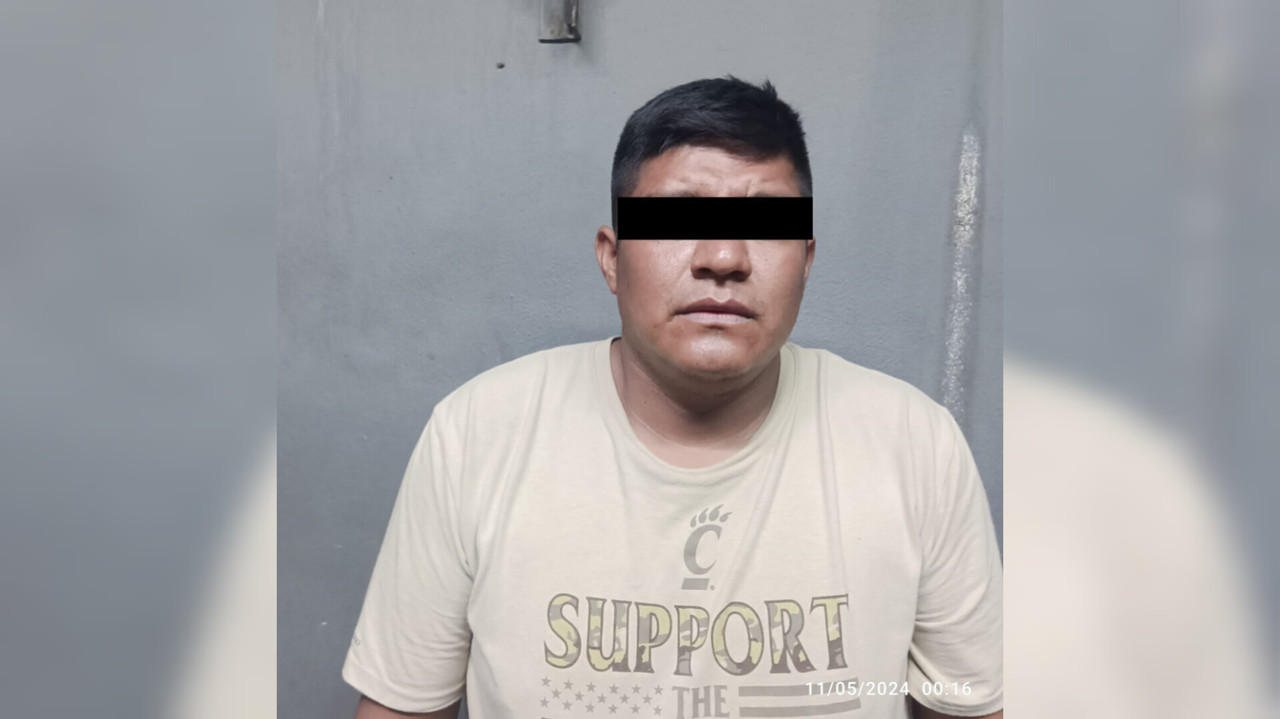 Rolando de 32 años violentó a su pareja en Apodaca. Foto. Policía de Apodaca