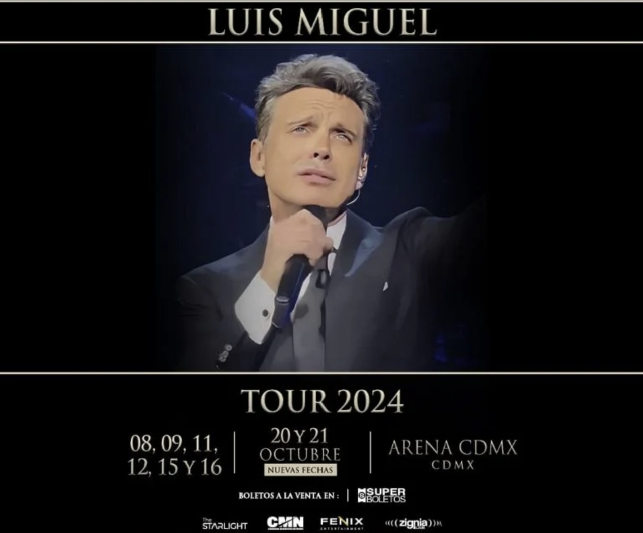 Luis Miguel abre dos fechas más en Arena CDMX