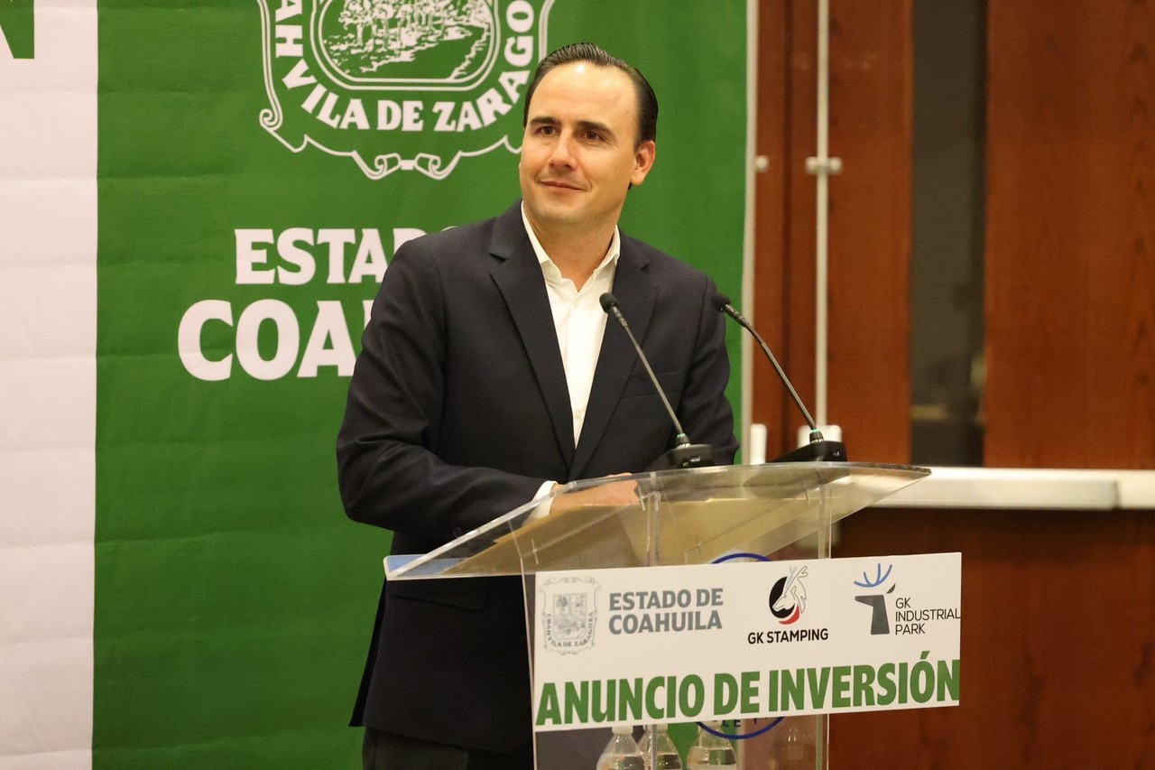 El gobernador anunció la inversión para la Región Centro. (Fotografía: Gobierno de Coahuila)