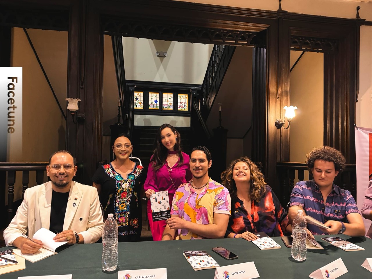 Presentación del libro un arcoíris en medio del desierto. Foto de Lizbeth Ogazón.