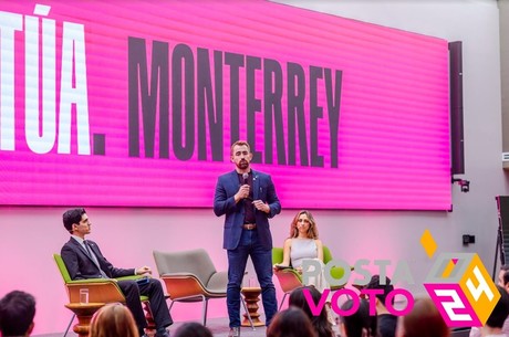 Presenta Mauricio Cantú proyecto político en Foro Actúa del Tec de Monterrey